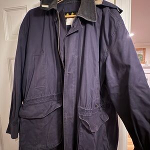 Barbour Dark Blue Military Field Jacket, Men’s